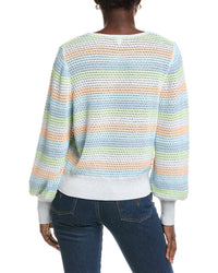 Forte Cashmere Forte Cashmere Textured Balloon Sleeve Sweater