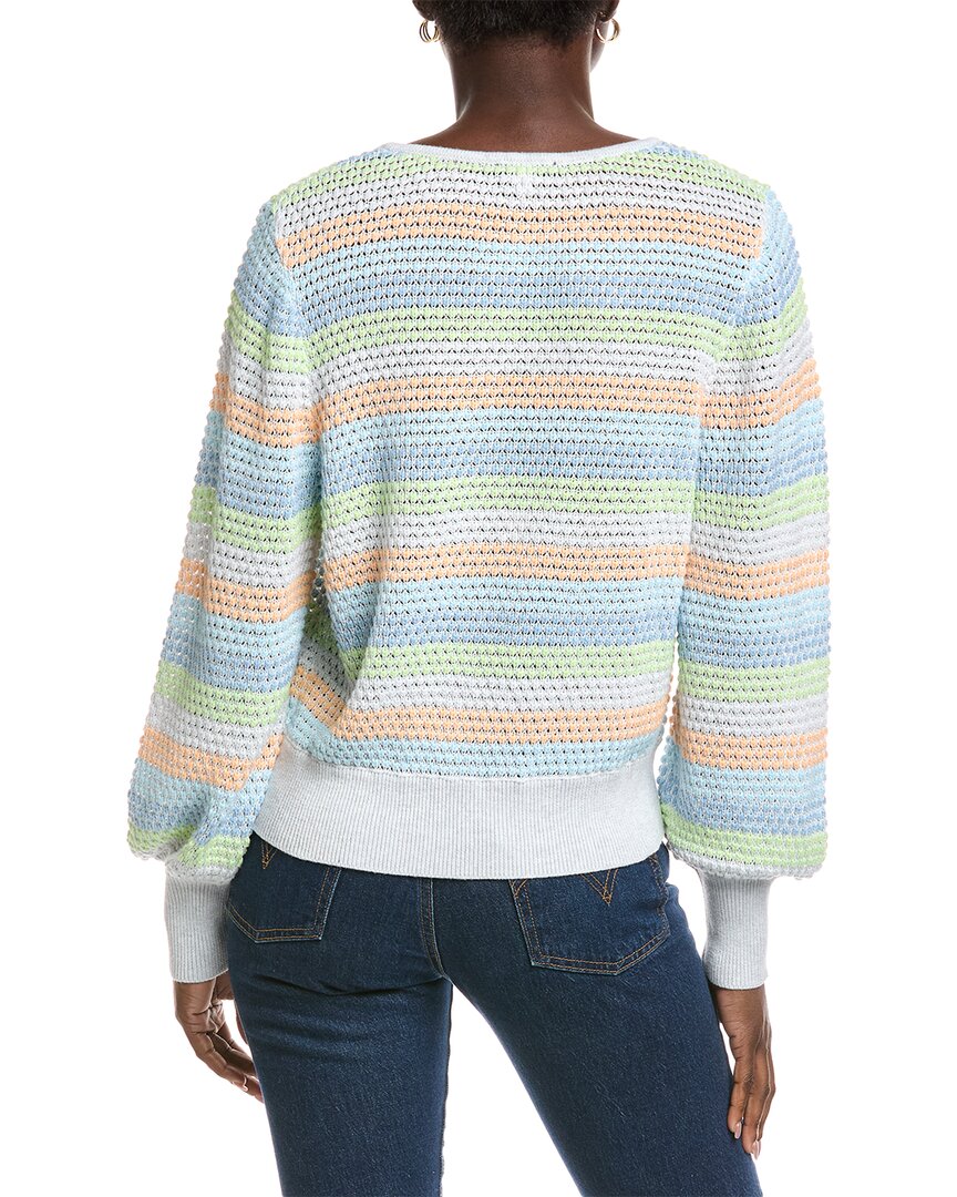 Forte Cashmere Forte Cashmere Textured Balloon Sleeve Sweater