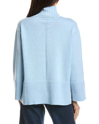 Forte Cashmere Forte Cashmere Easy Rib Trim Funnel Neck Sweater