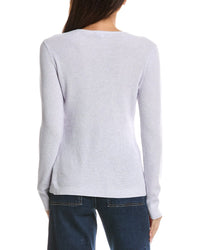Forte Cashmere Forte Cashmere Thermal Crewneck Cashmere-Blend Sweater