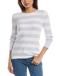 Forte Cashmere Forte Cashmere Thermal Crewneck Cashmere-Blend Sweater