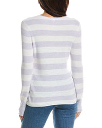 Forte Cashmere Forte Cashmere Thermal Crewneck Cashmere-Blend Sweater