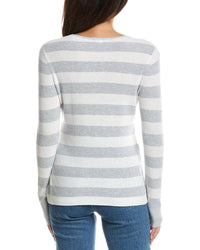 Forte Cashmere Forte Cashmere Thermal Crewneck Cashmere-Blend Sweater