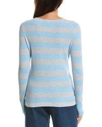 Forte Cashmere Forte Cashmere Thermal Crewneck Cashmere-Blend Sweater