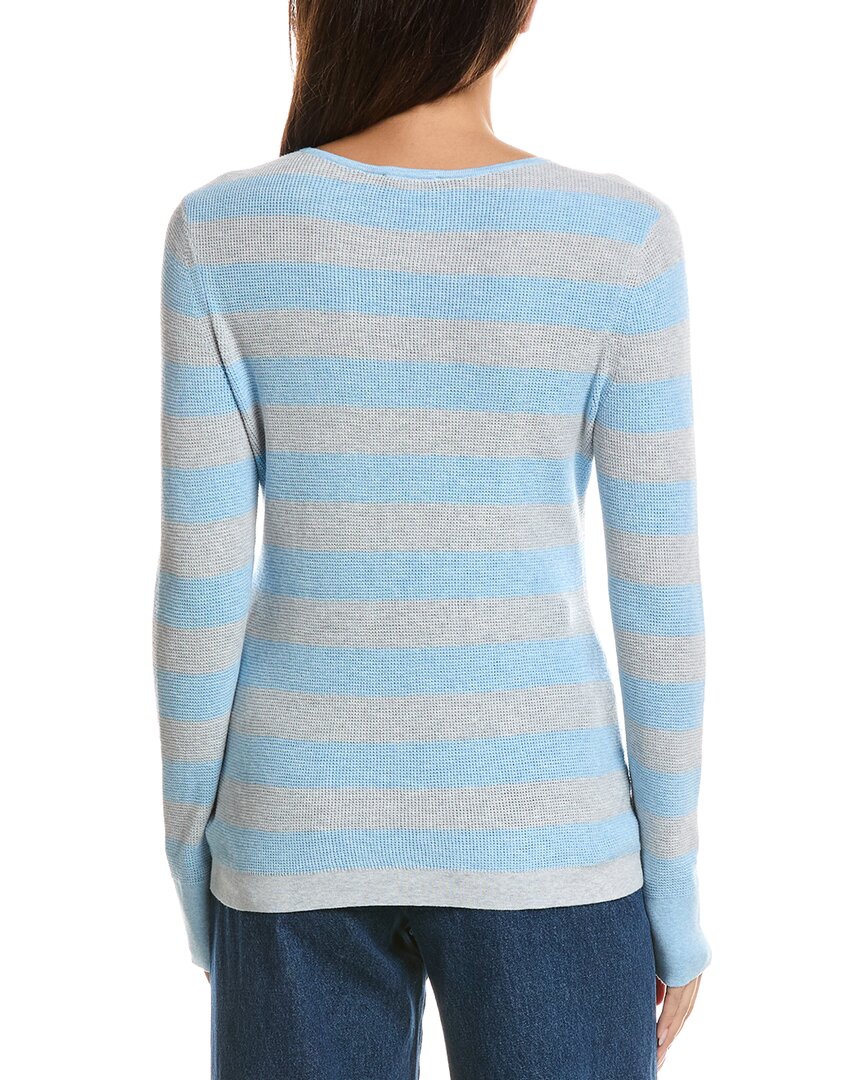 Forte Cashmere Forte Cashmere Thermal Crewneck Cashmere-Blend Sweater