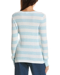 Forte Cashmere Forte Cashmere Thermal Crewneck Cashmere-Blend Sweater