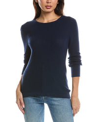 Forte Cashmere Forte Cashmere Thermal Crewneck Cashmere-Blend Sweater