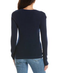 Forte Cashmere Forte Cashmere Thermal Crewneck Cashmere-Blend Sweater
