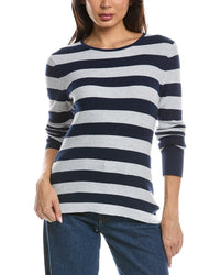 Forte Cashmere Forte Cashmere Thermal Crewneck Cashmere-Blend Sweater