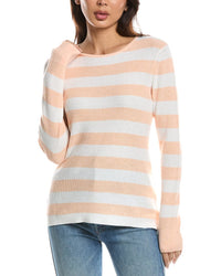 Forte Cashmere Forte Cashmere Thermal Crewneck Cashmere-Blend Sweater