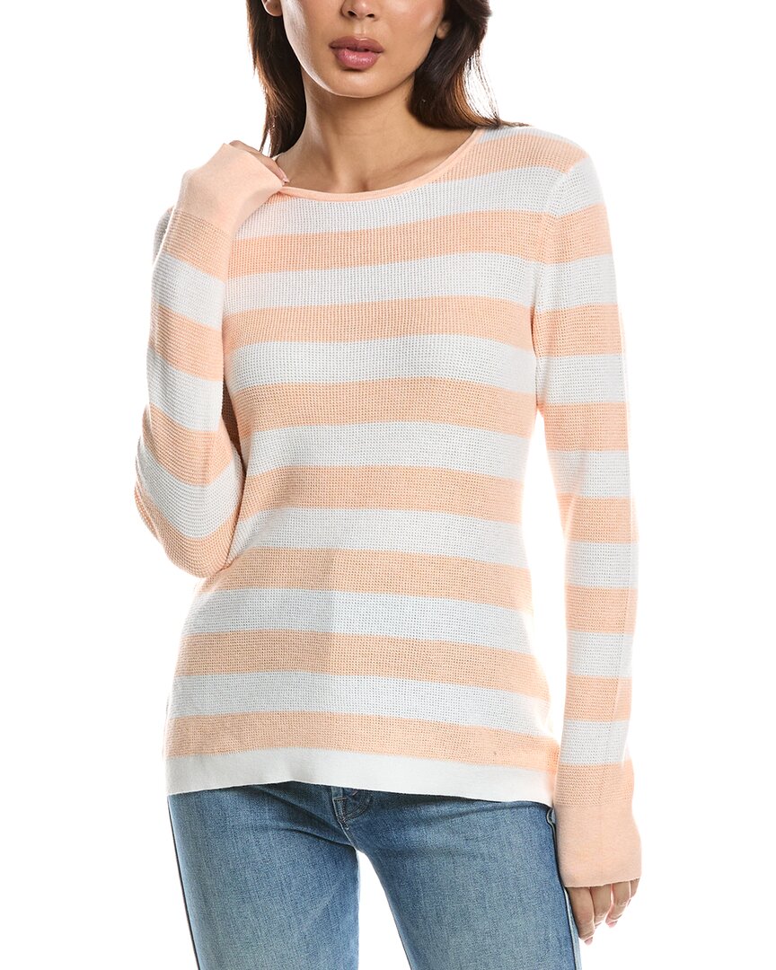 Forte Cashmere Forte Cashmere Thermal Crewneck Cashmere-Blend Sweater