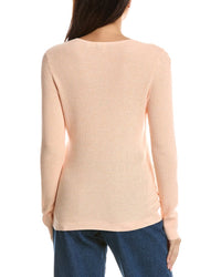 Forte Cashmere Forte Cashmere Thermal Crewneck Cashmere-Blend Sweater