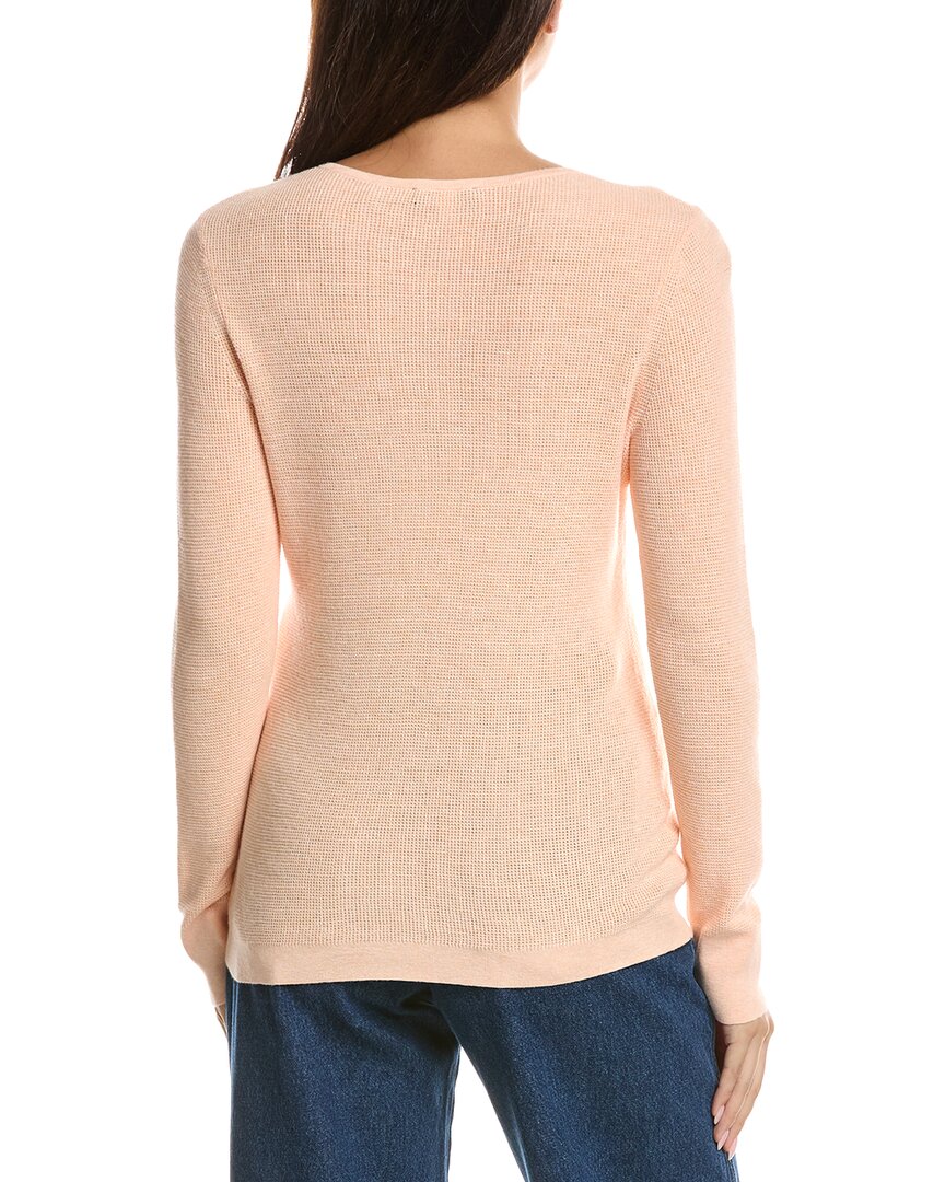 Forte Cashmere Forte Cashmere Thermal Crewneck Cashmere-Blend Sweater