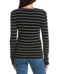 Forte Cashmere Forte Cashmere Thermal Crewneck Cashmere-Blend Sweater
