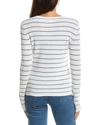 Forte Cashmere Forte Cashmere Thermal Crewneck Cashmere-Blend Sweater