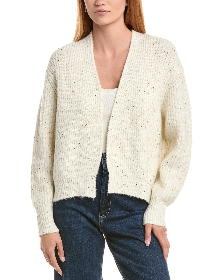 Forte Cashmere Sequin Mohair-Blend Cardigan