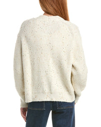 Forte Cashmere Sequin Mohair-Blend Cardigan