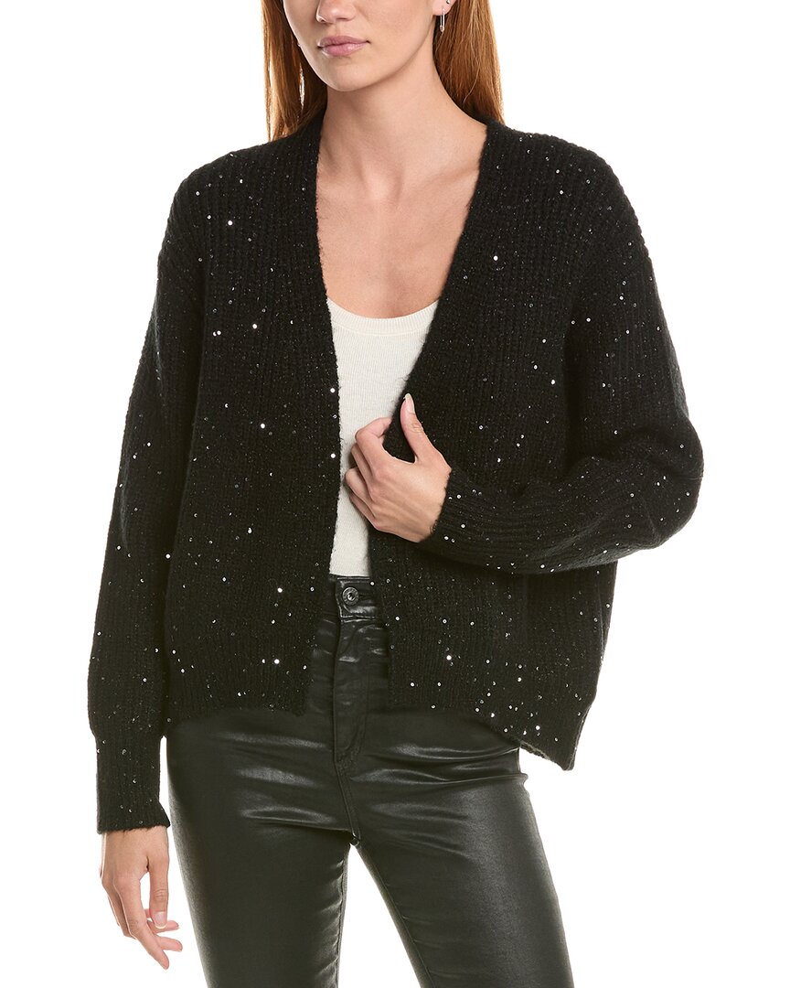 Forte Cashmere Sequin Mohair-Blend Cardigan