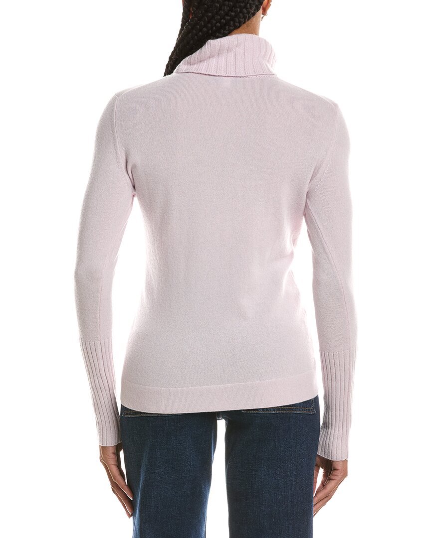 Forte Cashmere Chunky Trim Turtleneck 100% Cashmere Sweater