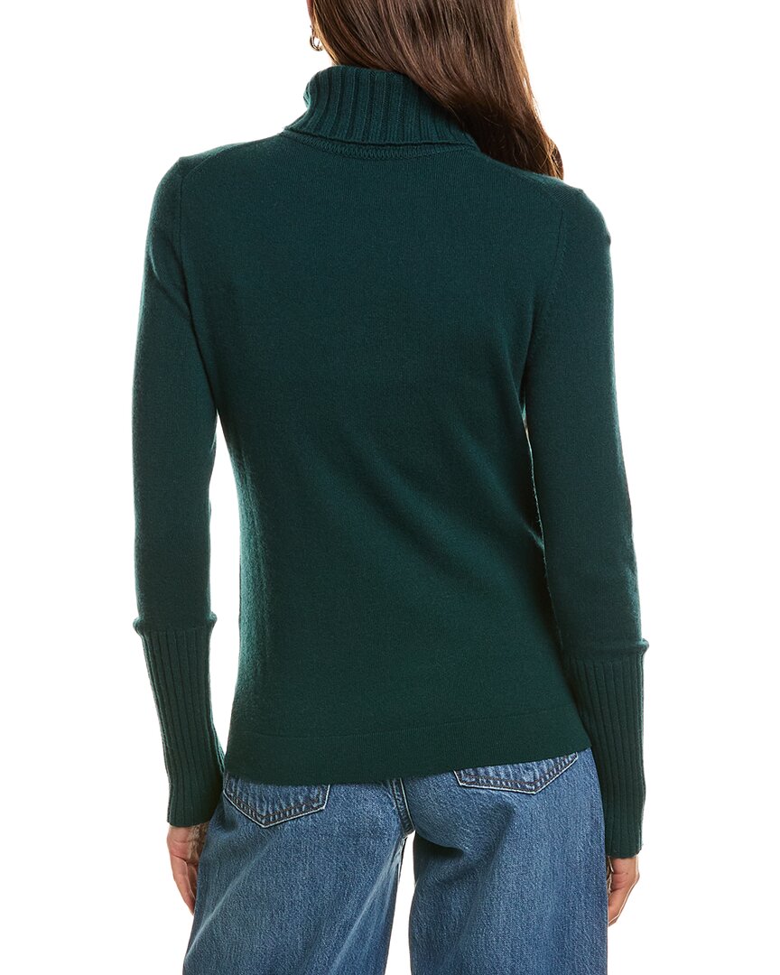 Forte Cashmere Forte Cashmere Chunky Trim Turtleneck 100% Cashmere Sweater