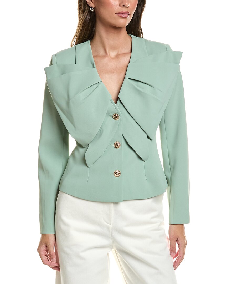 Gracia Gracia Ruffle Front Jacket