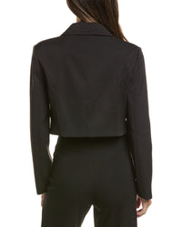 Gracia Gracia Applique Bow Crop Jacket