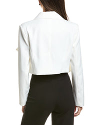 Gracia Gracia Applique Bow Crop Jacket
