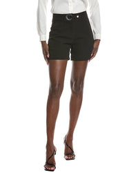 Gracia Gracia Mid Front Circle Buckle Short