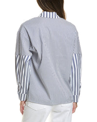 Gracia Gracia Stripped Floral Shirt