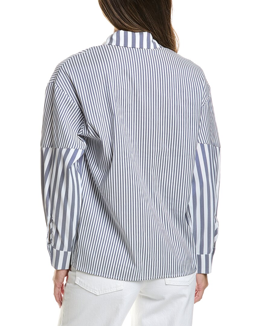 Gracia Gracia Stripped Floral Shirt