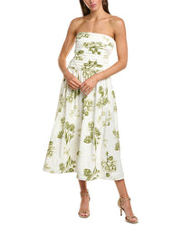 1.State Strapless Ruched Bodice Maxi Dress