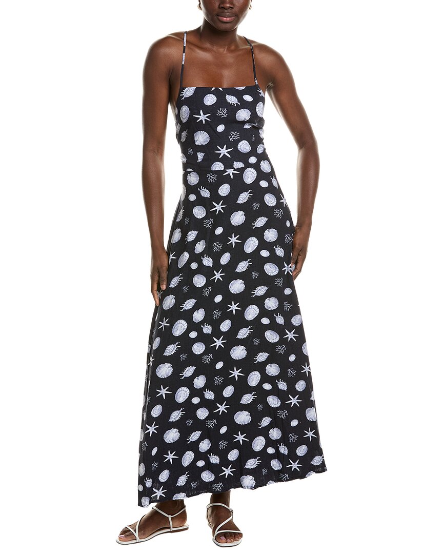 1.STATE 1.State Linen-Blend Maxi Dress