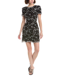 Milly Milly Daisy Silver Star Sequins Dress