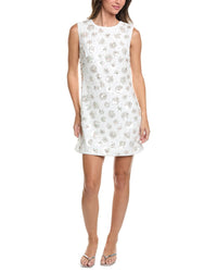 Milly Milly Ivette Fleur Paillette Shift Dress