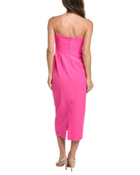 Milly Milly Taylor Triangle Pleat Cady Dress