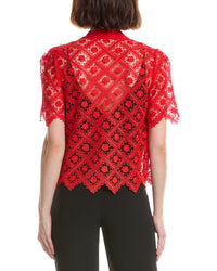 Milly Milly Addison Tile Lace Shirt