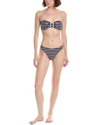 Milly Milly 2Pc Nautical Metallic Stripe Bandeau Set