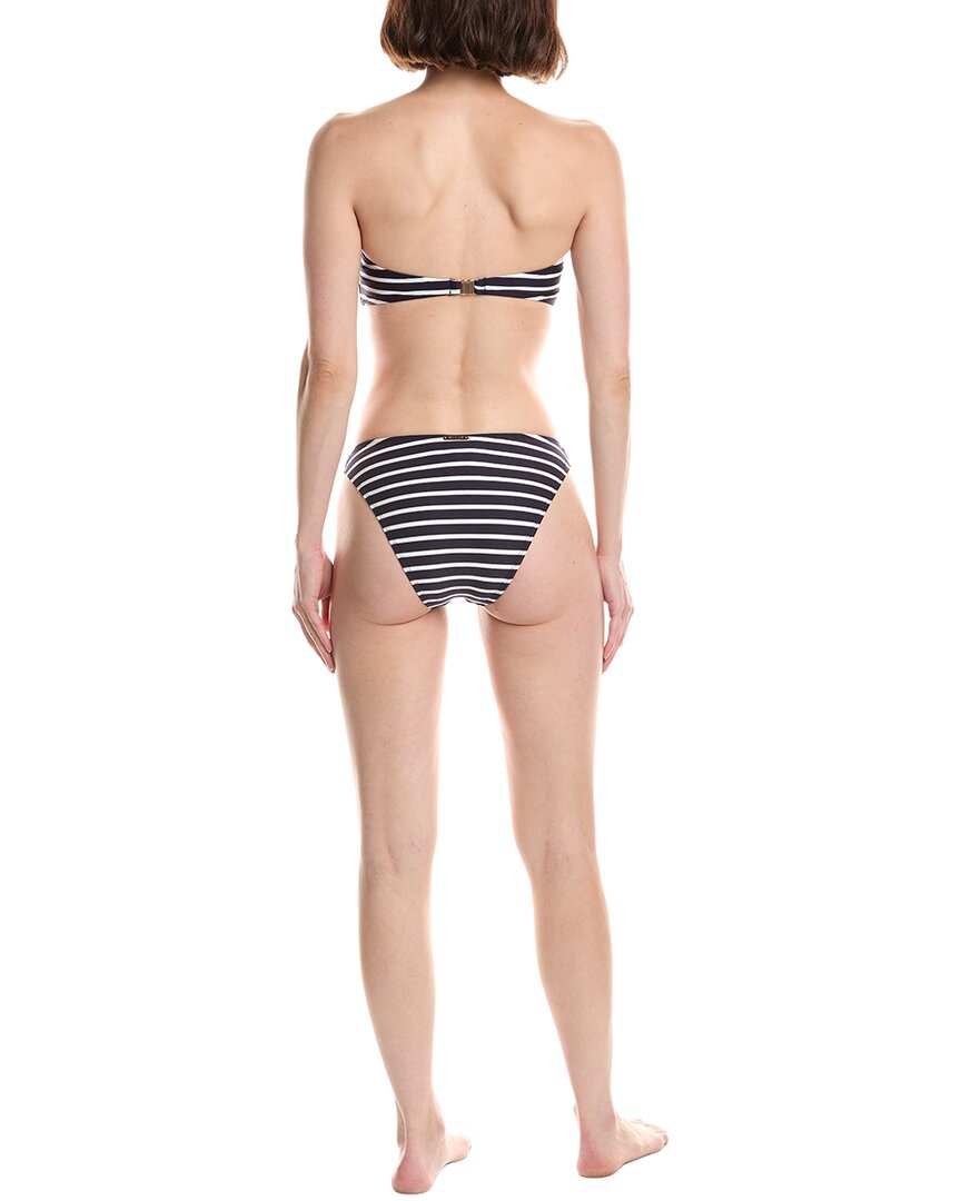 Milly Milly 2Pc Nautical Metallic Stripe Bandeau Set