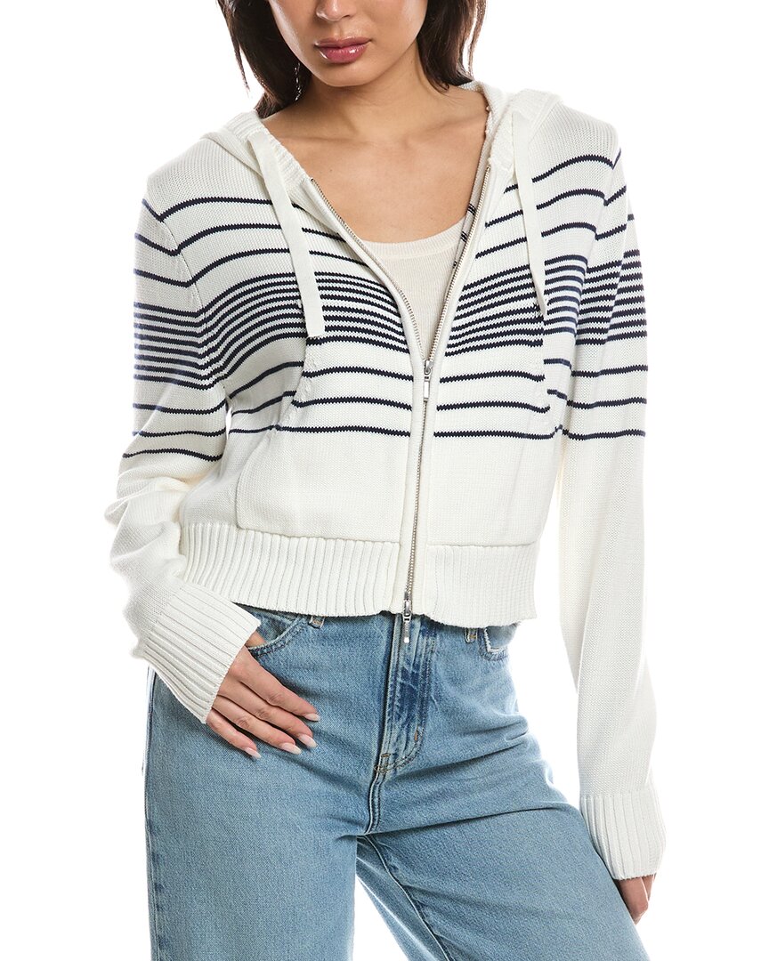 WISPR Wispr Beach Stripe Cropped Hoodie