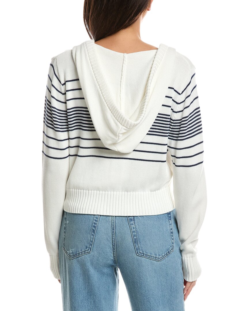 WISPR Wispr Beach Stripe Cropped Hoodie