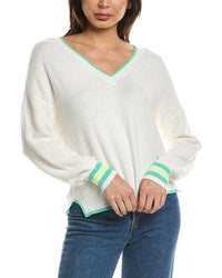 WISPR Wispr Anchor V-Neck Silk-Blend Sweater