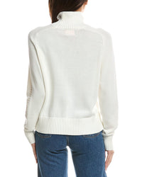 WISPR Wispr Embroidery Mock Neck Sweater