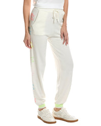 WISPR Wispr Floral Embroidery Silk-Blend Jogger