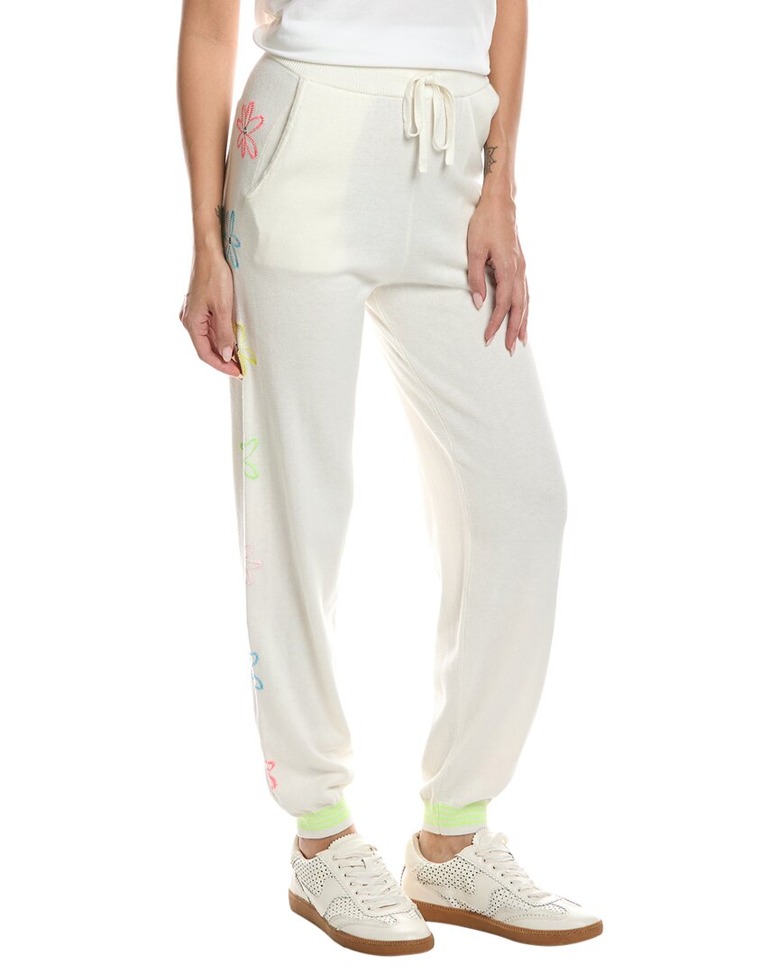 WISPR Wispr Floral Embroidery Silk-Blend Jogger