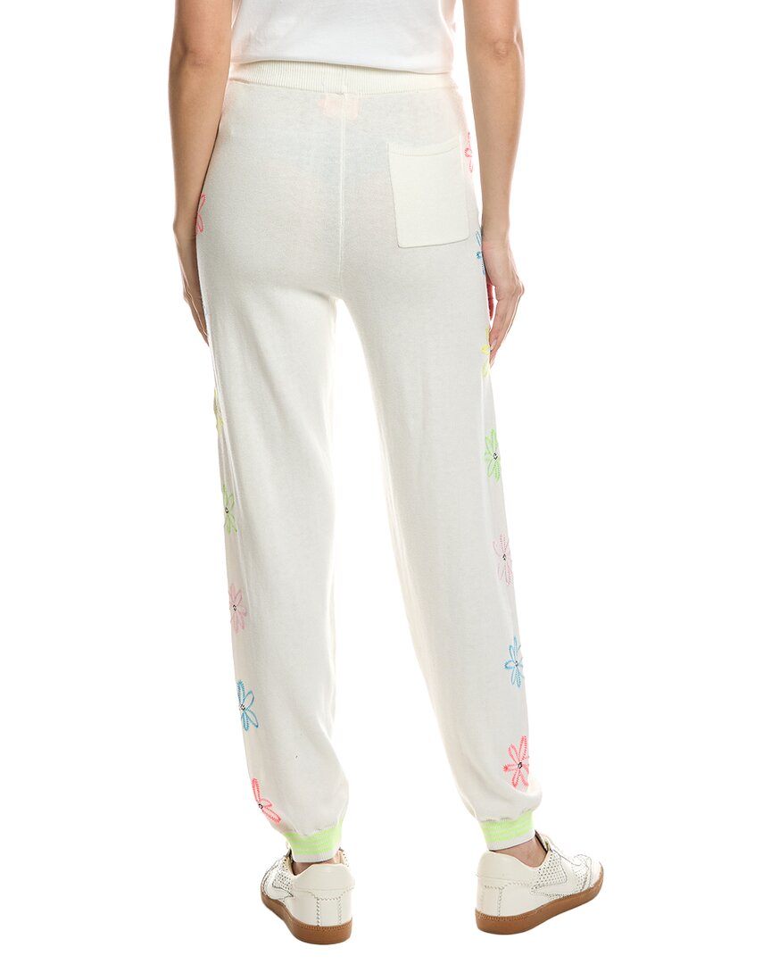 WISPR Wispr Floral Embroidery Silk-Blend Jogger