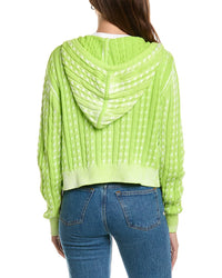 WISPR Wispr Pointelle Silk-Blend Cardigan