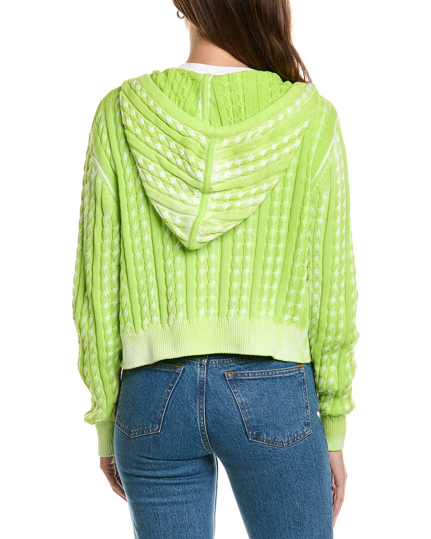 WISPR Wispr Pointelle Silk-Blend Cardigan