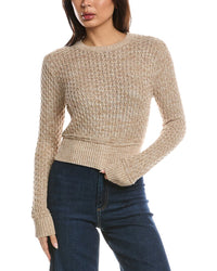 WISPR Wispr Cable Twist Yarn Crewneck Sweater