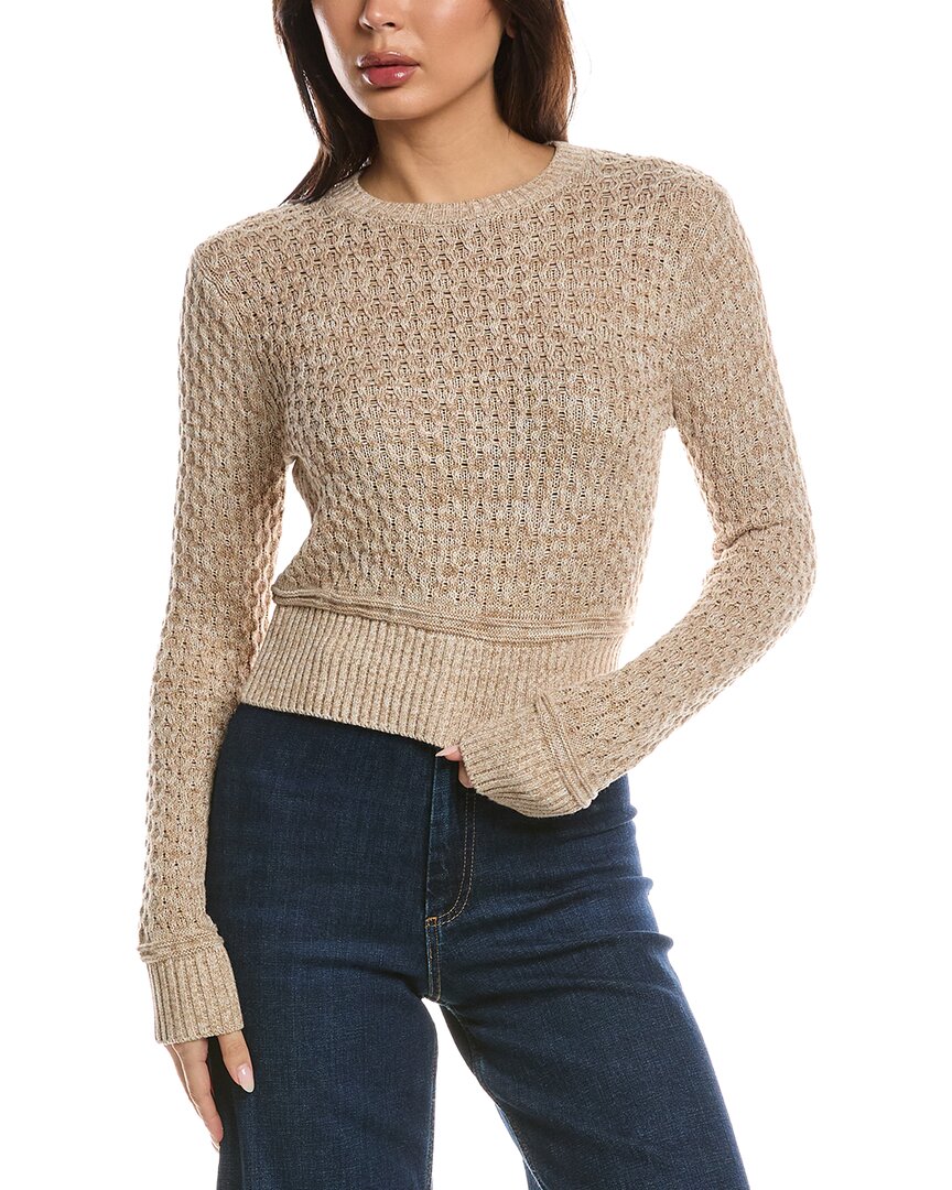 WISPR Wispr Cable Twist Yarn Crewneck Sweater