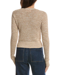 WISPR Wispr Cable Twist Yarn Crewneck Sweater